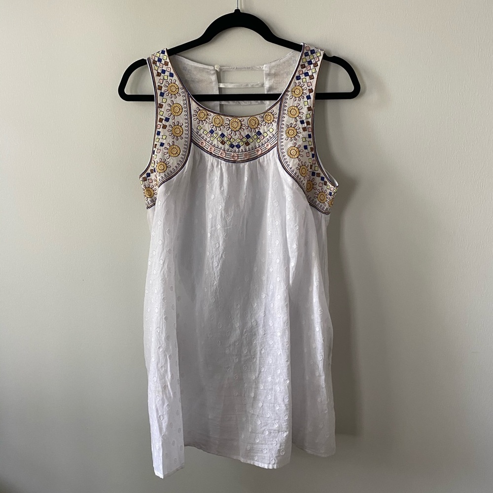 White Summer Mini Dress